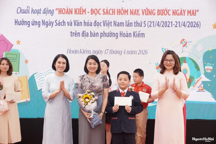 Hoàn Kiếm – “Đọc sách hôm nay, vững bước ngày mai”: Khơi dậy khát vọng từ những trang sách