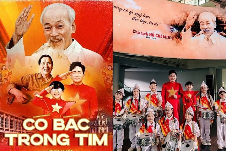 3 thế hệ nghệ sĩ lan tỏa tinh thần yêu nước qua MV "Có Bác trong tim"