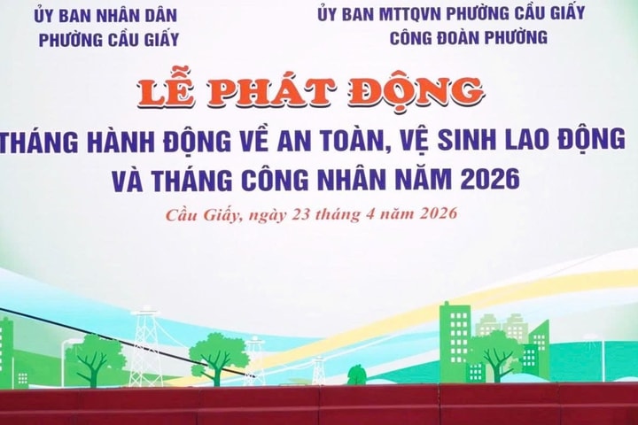 Phường Cầu Giấy phát động tháng hành động về an toàn, vệ sinh lao động năm 2026