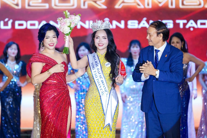 Vũ Thị Oanh đăng quang Hoa hậu Đại sứ Doanh nhân Sáng tạo Toàn cầu 2026