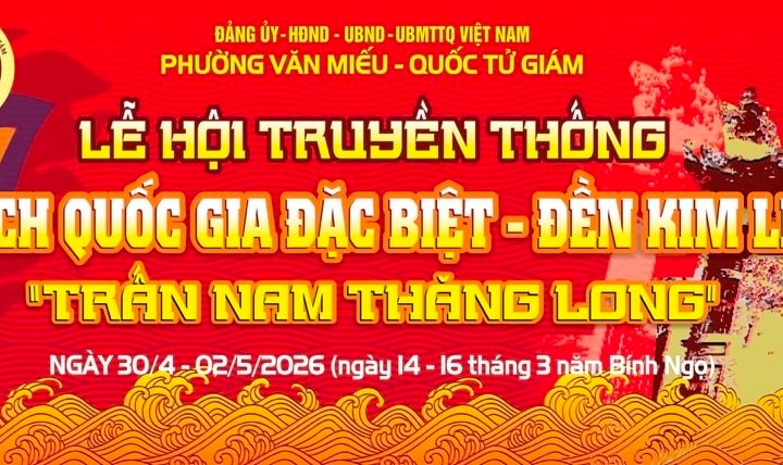 Sắp diễn ra lễ hội truyền thống tại di tích đền Kim Liên năm 2026
