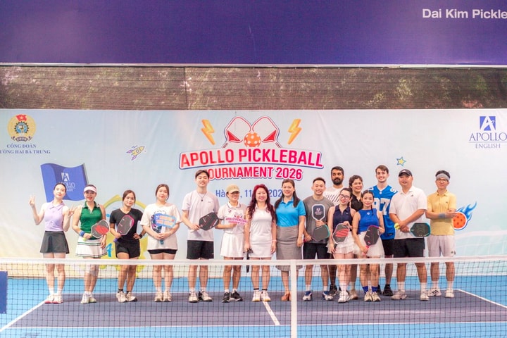 Sôi nổi giải Apollo Pickleball Tournament 2026