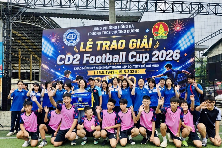 CD2 FOOTBALL CUP 2026 – Ngày hội bóng đá sôi động của học sinh Chương Dương
