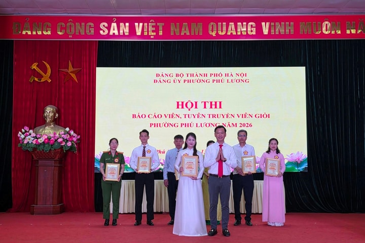 Phường phú Lương: 07 thí sinh tham dự chung khảo hội thi báo cáo viên, tuyên truyền viên giỏi năm 2026
