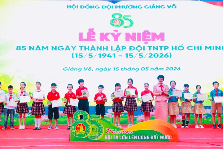 Phường Giảng Võ: Công tác Đội và phong trào thiếu nhi được triển khai với nhiều đổi mới, sáng tạo