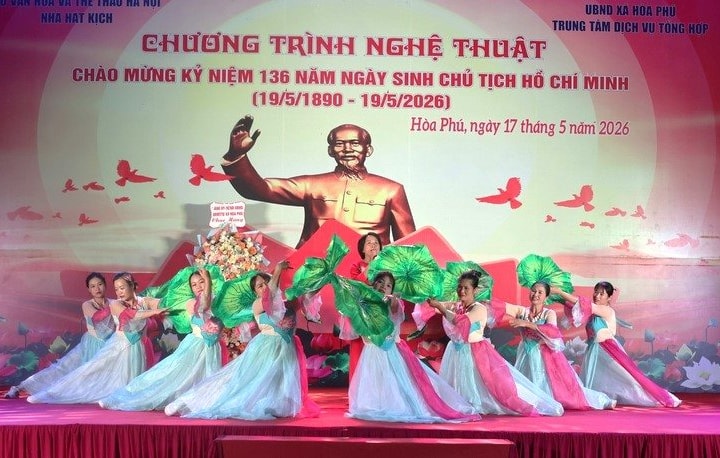 Xã Hòa Phú: Đặc sắc chương trình nghệ thuật kỷ niệm 136 năm Ngày sinh Chủ tịch Hồ Chí Minh