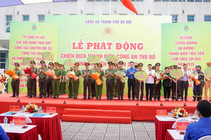 Phát động chiến dịch thanh niên Công an Thủ đô tình nguyện Hè năm 2026