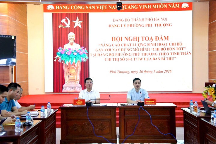 Phường Phú Thượng nâng chất lượng sinh hoạt chi bộ bằng mô hình “Chi bộ bốn tốt”