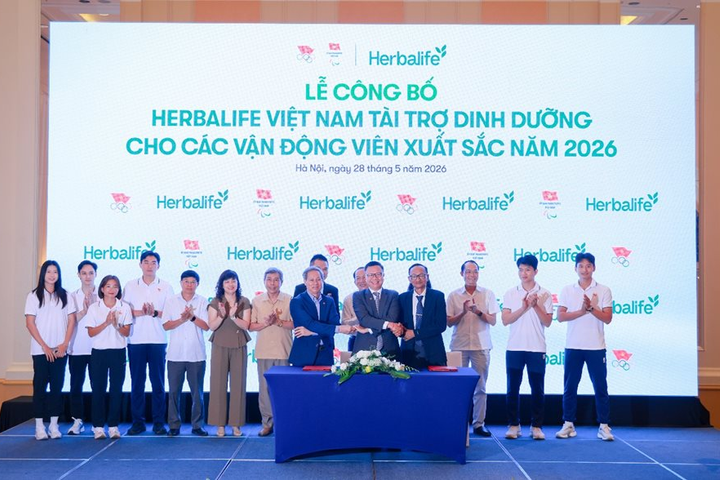 Herbalife Việt Nam tiếp tục tài trợ dinh dưỡng cho vận động viên xuất sắc năm 2026