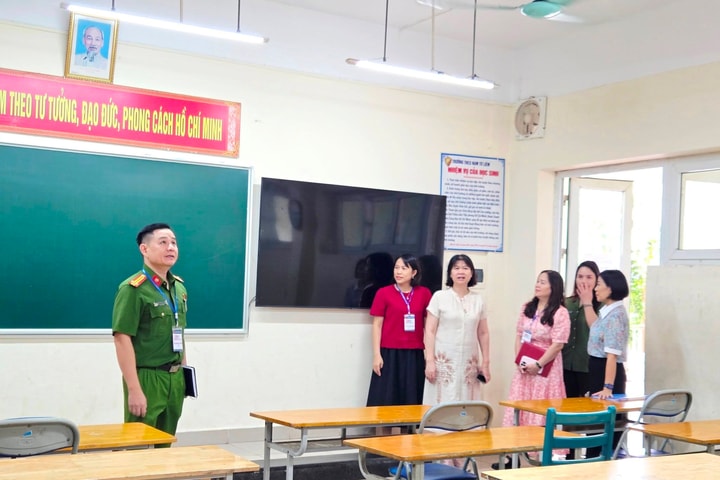 Phường Xuân Phương chủ động kiểm tra, ra soát công tác chuẩn bị Kỳ thi THPT năm 2026