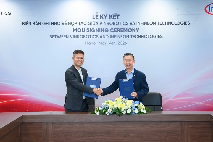 VinRobotics hợp tác cùng Infineon, phát triển công nghệ lõi cho người máy thế hệ mời