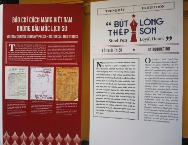 Trưng bày "Bút thép, lòng son" tôn vinh những người làm báo cách mạng