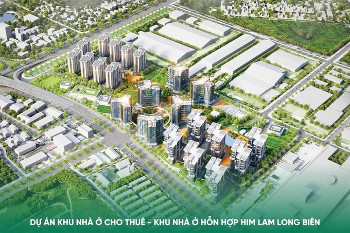 Hà Nội khởi công Khu nhà ở cho thuê 2000 căn tại Him Lam Long Biên