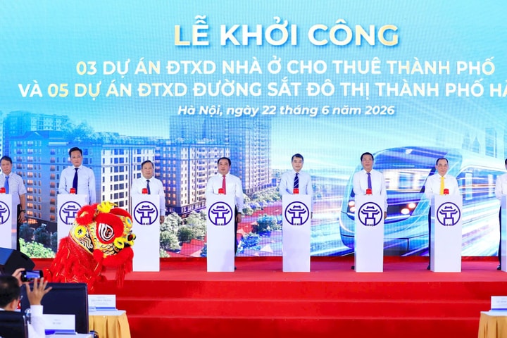Hà Nội khởi công đồng loạt 5 tuyến đường sắt đô thị và 3 dự án nhà ở cho thuê