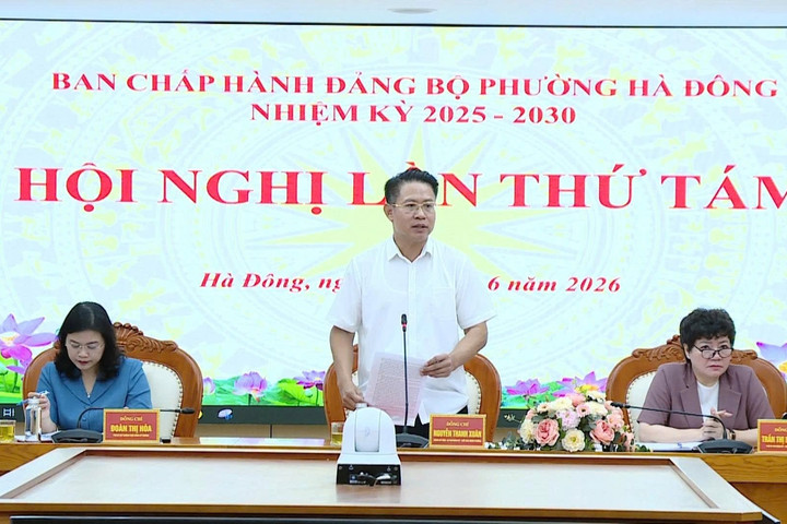 Đảng ủy phường Hà Đông: Tập trung trí tuệ, quyết tâm hoàn thành thắng lợi các nhiệm vụ chính trị năm 2026