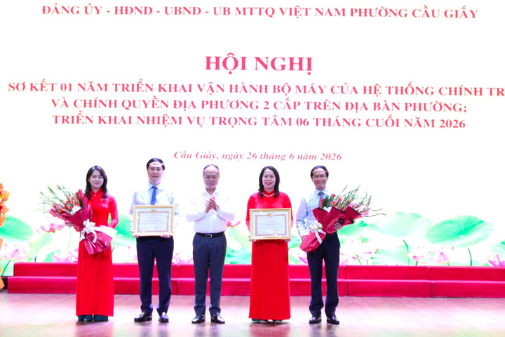 Phường Cầu Giấy tạo đột phá sau một năm vận hành mô hình chính quyền hai cấp