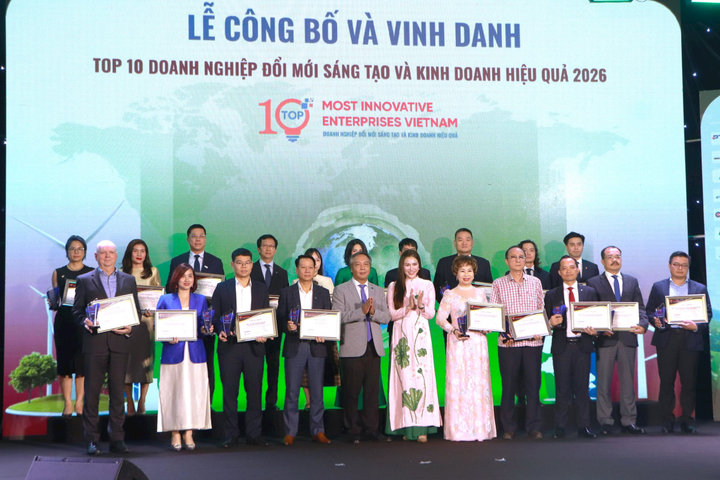 Vinh danh Doanh nghiệp Đổi mới sáng tạo và Kinh doanh hiệu quả 2026
