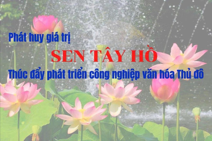[Video] Phát huy giá trị sen Tây Hồ thúc đẩy phát triển công nghiệp văn hoá Thủ đô