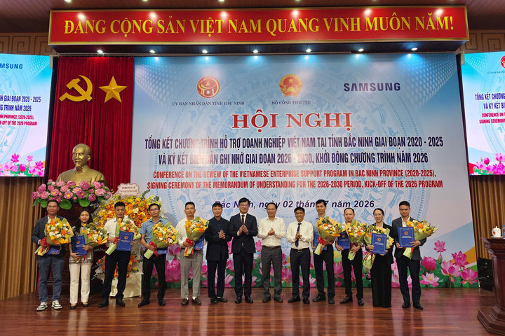 Hội nghị tổng kết chương trình hỗ trợ doanh nghiệp Việt Nam tại tỉnh Bắc Ninh giai đoạn 2020–2025