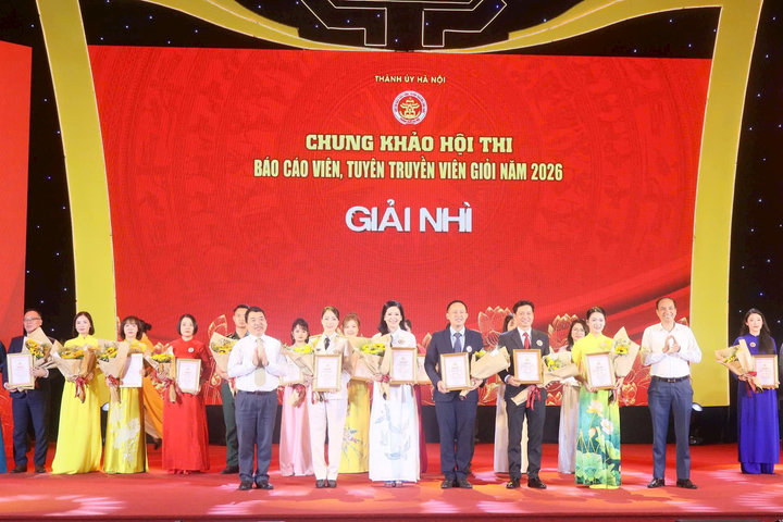 Thí sinh phường Tây Hồ tham gia Hội thi Báo cáo viên, tuyên truyền viên giỏi năm 2026 khu vực I