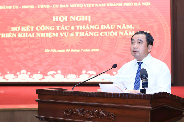 Bí thư Thành ủy Hà Nội Trần Đức Thắng: Quyết tâm đưa Thủ đô tiếp tục giữ vững vai trò đầu tàu, trái tim của cả nước