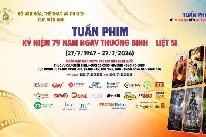 Tuần phim kỷ niệm 79 năm Ngày Thương binh - Liệt sĩ