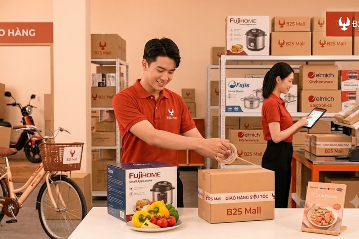 Nhận diện kênh mua hàng chính thức của B2S Mall