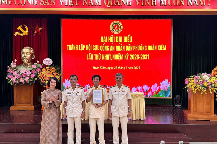 Phường Hoàn Kiếm thành lập Hội Cựu Công an Nhân dân phường nhiệm kỳ 2026-2031