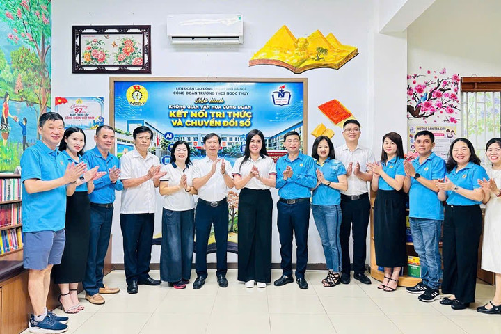 Phường Bồ Đề ra mắt mô hình "Không gian văn hoá công đoàn": Kết nối tri thức, lan toả văn hoá đọc