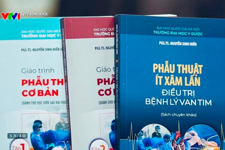 Bộ ba ấn phẩm phẫu thuật tim mạch: Cột mốc mới trong đào tạo y khoa thực hành