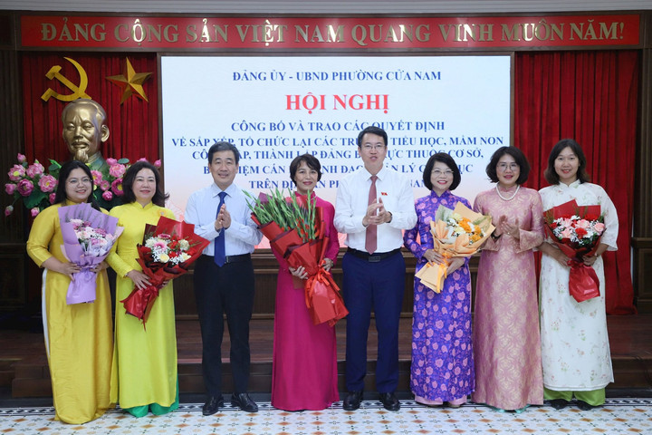 Phường Cửa Nam hoàn tất sắp xếp, tổ chức lại mạng lưới trường công lập