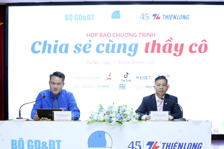 Đồng hành, tiếp sức toàn diện với chương trình “Chia sẻ cùng thầy cô” năm 2026
