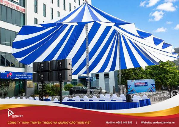 Dù tròn sự kiện: Gợi ý tạo không gian ngoài trời linh hoạt giữa lòng Hà Nội