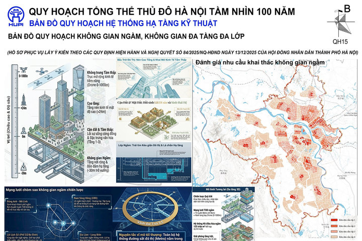 “Bệ phóng” cho Hà Nội tiến tới mô hình không gian đô thị đa tầng - đa lớp