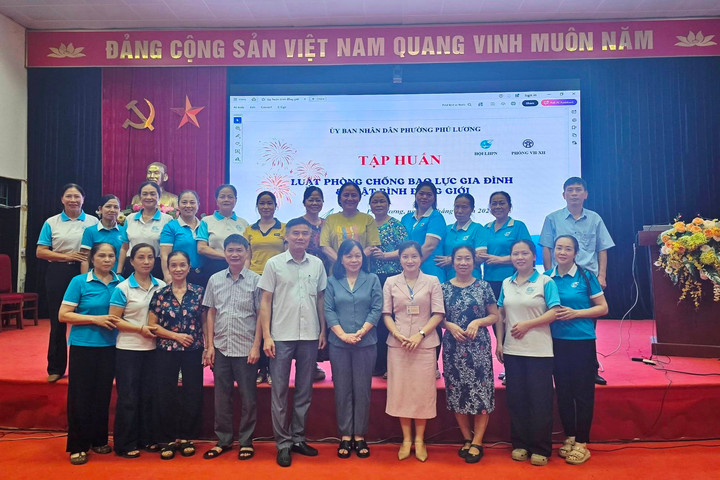 Phường Phú Lương: tập huấn Luật Phòng, chống bạo lực gia đình, Bình đẳng giới – hướng tới xây dựng tổ dân phố không có bạo lực gia đình