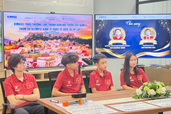 Học sinh Việt Nam rạng rỡ vinh danh sau thành tích vang dội tại vòng chung kết toàn cầu olympic kinh tế 2026