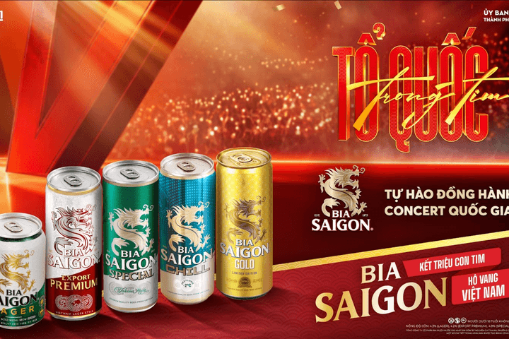 Bia Sài Gòn đồng hành cùng "Concert Quốc gia" Tổ quốc trong tim 2026 trước thềm quốc khánh 2/9