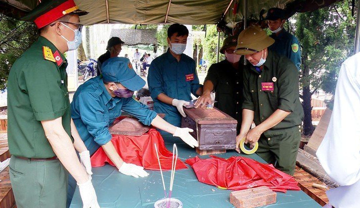 Xã Ứng Hòa triển khai lấy mẫu hài cốt liệt sĩ chưa xác định danh tính