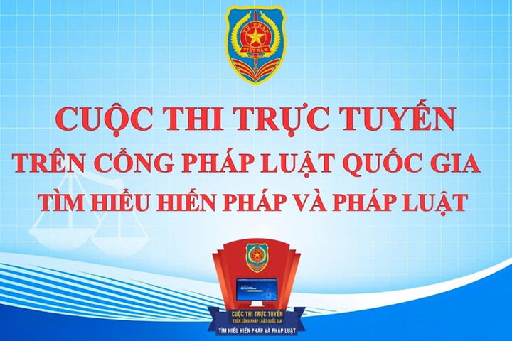 Cuộc thi trực tuyến "Tìm hiểu Hiến pháp và pháp luật trong kỷ nguyên số" năm 2026