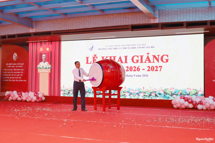 Trường Tiểu học và THCS Tây Hồ khai giảng năm học 2026- 2027 với nhiều kỳ vọng của một hành trình mới