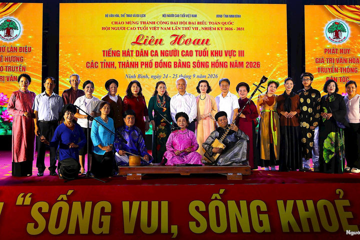 Hà Nội đoạt giải Nhất Liên hoan tiếng hát dân ca người cao tuổi vùng đồng bằng sông Hồng