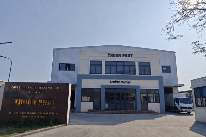 Cận cảnh nhà máy nước đóng chai Amida