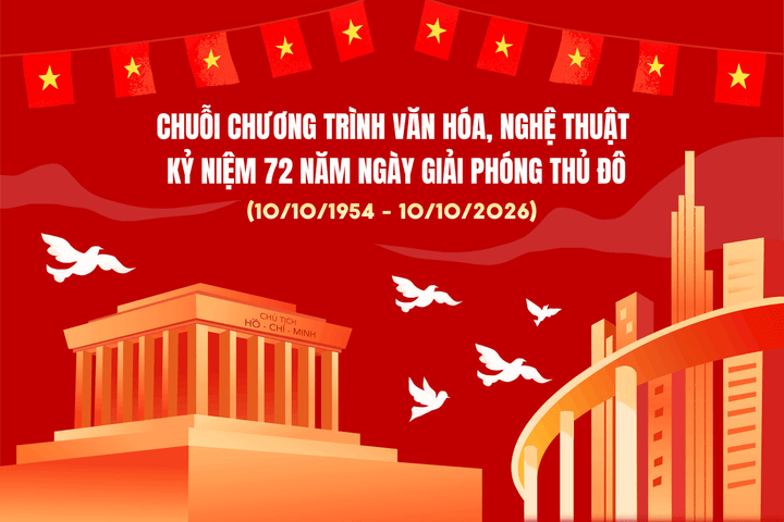 [Infographic] Sôi nổi chuỗi chương trình văn hóa, nghệ thuật kỷ niệm 72 năm Ngày Giải phóng Thủ đô