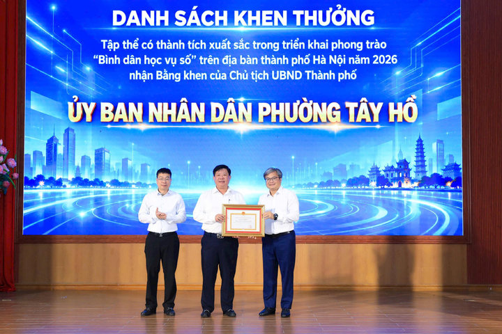 Phường Tây Hồ phát động đợt cao điểm chuyển đổi số 2026