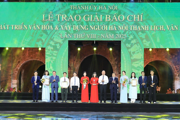 Lễ trao Giải Báo chí lần thứ IX: Lan tỏa giá trị văn hóa Thăng Long – Hà Nội qua những tác phẩm báo chí chất lượng